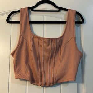 Mauve Crop Top